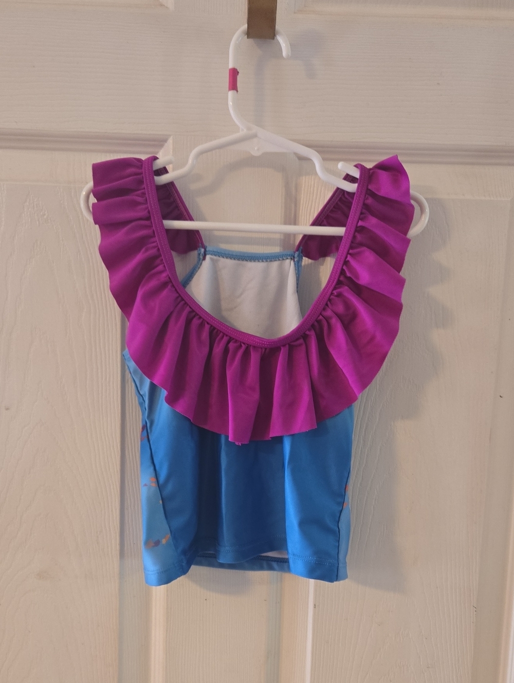 Frozen Ruffle Strap Swim Top - Picture 3 of 3